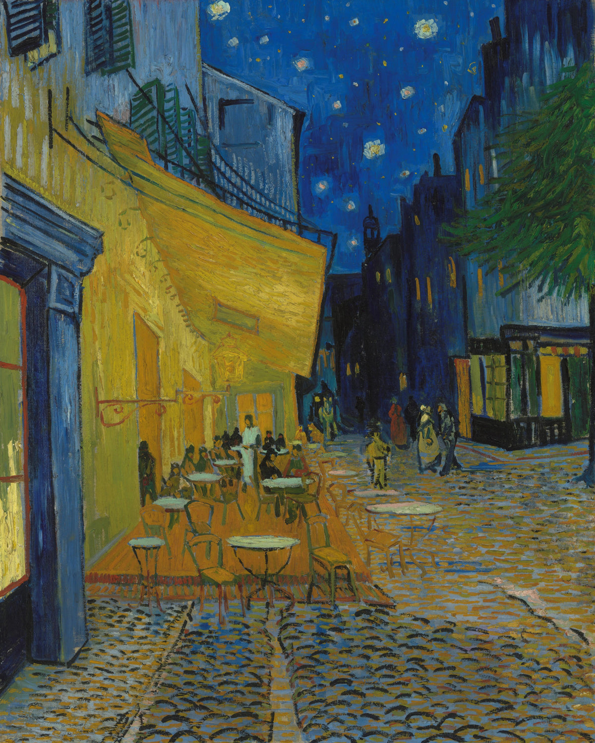 Café Terrace at Night (1888) - Vincent van Gogh - Fine Art Print